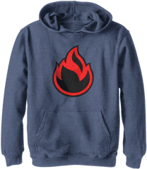 Gold 7k Follower Flame Pullover Hoodie By Cr0ssf1r3x Design - Navy Seal Hoodie Png