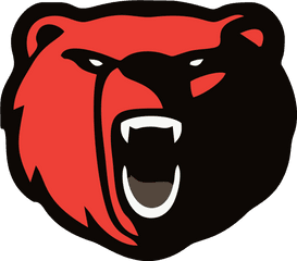 Logo American Black Bear Chicago Bears - Black And Red Bear Png