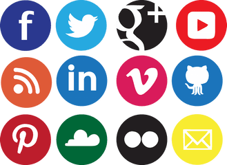 Social Icons Transparent Background - Free PNG