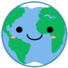 Emoji Sticker - Clipart Earth Png