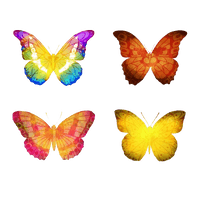 Butterflies Vector Hd - Free PNG