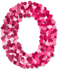 Zero 0 Number Pink Png Clip Art