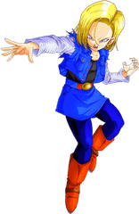 Dragon Ball Z Android - Transparent Android 18 Png