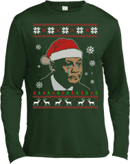 Crying Jordan Christmas Sweater Shirt - Sweater Png