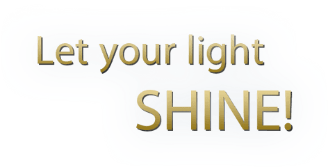 Let Your Light Shine - Calligraphy Png