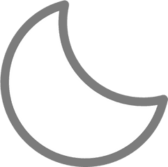 Moon Black And White Clipart - Half Moon Clipart Black And White Png