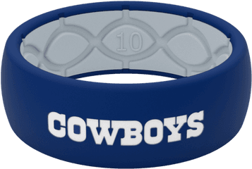 Original Nfl Dallas Cowboys Breathable Silicone Wedding Ring - Dallas Cowboys Png