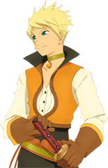 Download Guy Cecil - Blonde Anime Guy With Spiky Hair Full Guy Cecil Tales Of The Abyss Png