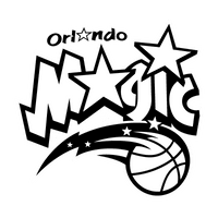 Basketball Magic Center Orlando Black White Amway - Free PNG