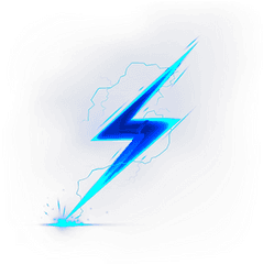 Download Thunder Blu - Ray Lightning Disc Bolt Of Clipart Png Blue Lightning Logo Png