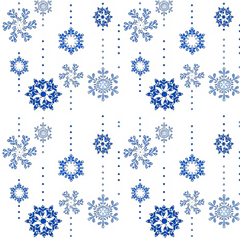 Blue Snowflakes - Blue Snowflakes Png Transparent