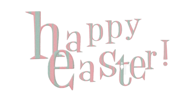 Logo Easter Word Happy Free Download PNG HD