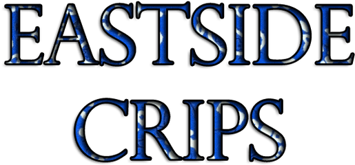 East Side Crip Work Part 2 - East Side Blue Crip Png