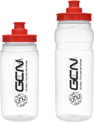 Gcn Elite Fly Duo Pack Water Bottles - Clear Water Bottle Png