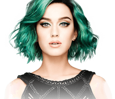 Hair Katy Perry Green Free Download PNG HQ