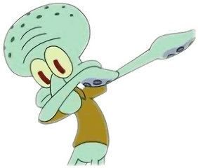 Spongebob Memes Png Picture - Squidward Dab Png