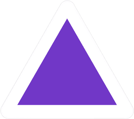 Light Car Patrol 1917 - Light Purple Triangle Png