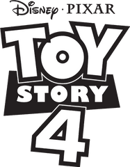 Toy Story 4 Logo Black - Logo Toy Story 4 Png