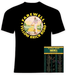 Elton John Farewell Yellow Brick Road 2019 T Shirt 2 - John Goodbye Yellow Brick Road Png