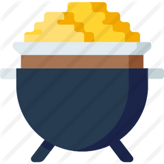 Gold Pot - Clip Art Png