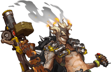 Junkrat Should Have A Golden Rip - Overwatch Character Art Transparent Png