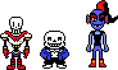 Undertale Papyrus Sprite - Undertale Papyrus Pixel Art Png