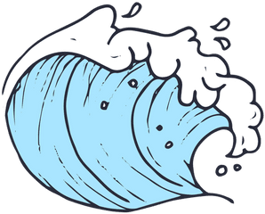 Ocean Waves Vector Png Picture 2018018 - Sea Illustration Png