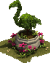 Flamingo Hedge - Tree Png