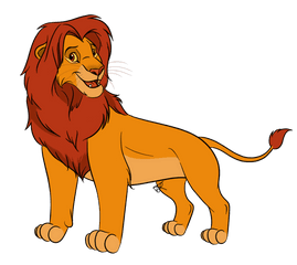 Lion King Clipart Simba - Simba Mufasa Lion King Png