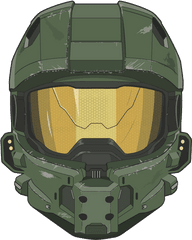 Master Chief Helm - Master Chief Helmet Halo 2 Png