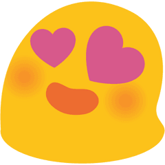 Png Heart - Heart Eyes Android Emoji