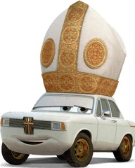 Pope Pinion Iv Pixar Cars Wiki Fandom - Cars 2 Pope Car Png