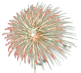 Huge Fireworks Transparent Png - Stickpng Red And Green Fireworks Png