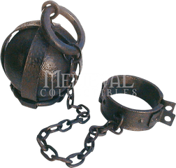 Download Prison Dungeon Ball And Chain - Medieval Shackles Png