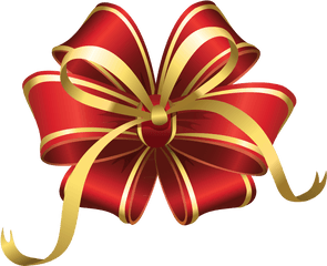 Christmas Ribbon Png All - Christmas Bow Clipart