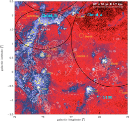 Overlay Of 13 Co 1 0 Emission In The Velocity Range U201310 - Visual Arts Png