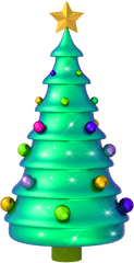 Free Download Shining Christmas Tree Png Transparent - Christmas Tree