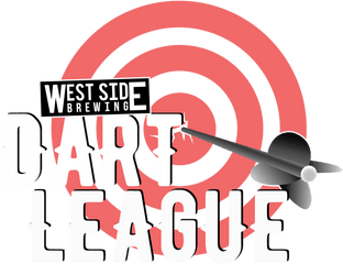 Dart League - West Side Brewing Graphic Design Png