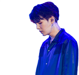 Bts Suga Yoongi Btsarmy Png - Yoongi Transparent Background