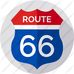 Route 66 - Route 66 Flat Png