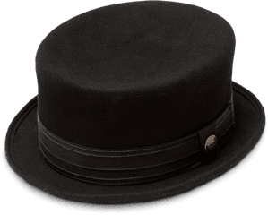 Black Bowler Hat Transparent Background - Costume Hat Png