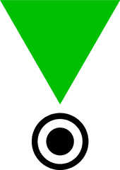 Green Triangle Png Picture - Green Badge For Concentration Camps