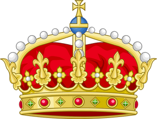 Fileheraldic Crown Of The Spanish Heir Apparent As Prince - Heraldic Crown Png