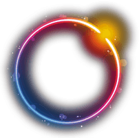 Logo Circle Star Eclipse Rainbow PNG Free Photo