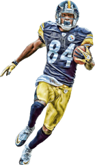 American Football Player Png Image - Steelers Antonio Brown Png