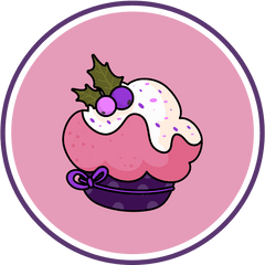 Christmas Icon Cupcake Strawberry - Language Png