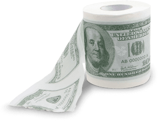 How To Get 100 Dollar Bill Toilet Paper - 100 Dollar Bill Png