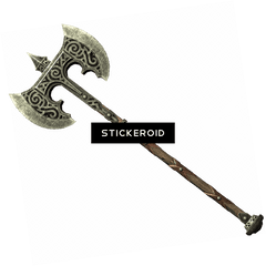 Battle Axe Png Clipart - Barbarian Axe Png Transparent Background