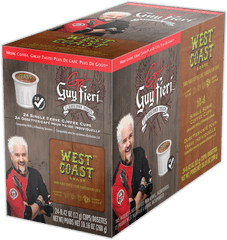 Guy Fieri West Coast Roast Coffee Keurig - Compatible Cup Png