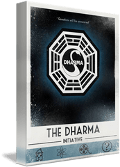 Lost Dharma Poster - Dharma Initiative Logo Png